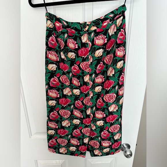 Vintage floral pencil skirt - Picture 1 of 5